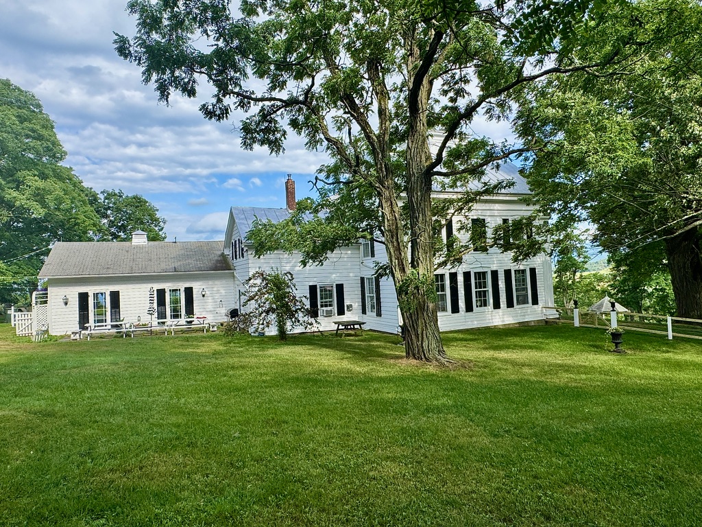 The house and its lawn